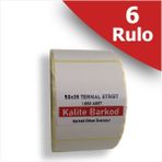 Kalite Barkod 50X35 Termal Etiket | 6 Rulo Barkod Etiketi