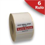 Kalite Barkod 50X50 Termal Etiket | 6 Rulo Barkod Etiketi