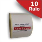 Kalite Barkod 58X40 Termal Terazi Etiketi | 10 Rulo Barkod Etiketi