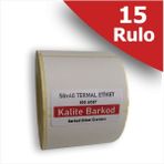 Kalite Barkod 58X40 Termal Terazi Etiketi | 15 Rulo Barkod Etiketi
