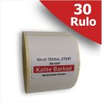 Kalite Barkod 58X40 Termal Terazi Etiketi | 30 Rulo Barkod Etiketi