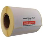 Kalite Barkod 60x100 1 Rulo 500 Adet Termal Barkod Etiketi
