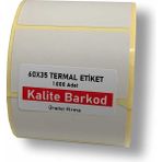 Kalite Barkod 60X35 Termal Etiket | Rulo Barkod Etiketi - 60 x 35 mm