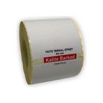 Kalite Barkod 70X70 mm Termal Rulo Barkod Etiketi