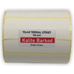 Kalite Barkod 90X40 Termal Etiket - Rulo Barkod Etiketi - 90 x 40 mm