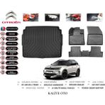 Kalite Oto Citroen C5 Aircross 2021 Model 3D Bagaj Havuzu+4.5d Havuzlu Paspas Seti - Siyah