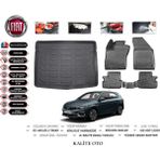 Kalite Oto Fiat Egea Hatchback 2021 Model 3D Bagaj Havuzu+4.5d Havuzlu Paspas Seti - Siyah