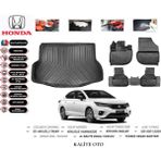 Kalite Oto Honda City 2022 Model 3D Bagaj Havuzu+4d Havuzlu Paspas Setii - Siyah