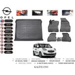 Kalite Oto Opel Combo 2013 Model 3D Bagaj Havuzu+4.5d Havuzlu Paspas Seti - Siyah