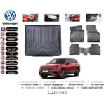 Kalite Oto Volkswagen Tiguan All Space 2022 Model Bagaj Havuzu+4d Havuzlu Paspas Setii - Siyah