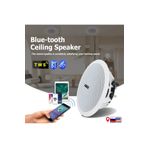 Kalite Tavan Hoparlör Amplifikatörlü ve Bluetooth Özellikli ( Beyaz Renk Gönderilir)