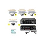 Kalite Tavan Hoparlör Seti (1 Adet Anfi + 4 Adet 100V 16 cm Tavan Hoparlör)