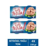 Kalite Tonla Ayçiçek Yağlı Ton Balığı 2x150 gr x2 Adet