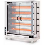 Kalitegaz CRG5 115x55x133 cm 20-25 Piliç Kapasiteli Gazlı Piliç Çevirme Makinesi