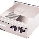 Kalitegaz GS1260GC Rinnova Yarı Oluklu Krom Kaplı 120x60x29 cm Ce Belgeli Gazlı Pleyt Izgara