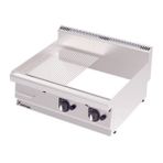 Kalitegaz GS1270GC Yarı Oluklu Yarı Düz Yüzey 120x70x29 cm Krom Kaplı Ce Belgeli Gazlı Pleyt Izgara
