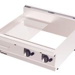 Kalitegaz GS8070GC Yarı Oluklu Yarı Düz Yüzey 80x70x29 cm Krom Kaplı Ce Belgeli Gazlı Pleyt Izgara