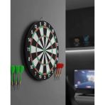 Kaliteli Ahşap Dart Tahtası 12 İnç 4 Dart Ok Seti