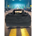 Kaliteli Astarlı Su Geçirmez Krinkıl Unisex Spor Seyahat Çantası 45 cm x 25 cm - Siyah