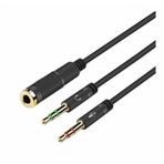 Kaliteli Kulaklık Mikrofon Ayırıcı Aparat 3.5mm Headphone Mic Aud
