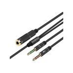 Kaliteli Kulaklık Mikrofon Ayırıcı Aparat 3.5Mm Headphone