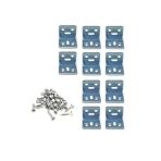 Kaliteli L Tipi Metal Köşebent, 30X25x25mm, Gümüş Renk, 10 Adet Vida İle
