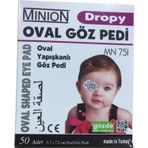 Kaliteli Medikal Yapışkanlı Göz Kapama Bandı Minion Mn 751 50Lı