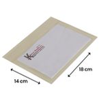 Kaliteli Ürün 14x18 cm 500 Adet Fatura Cebi