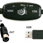 KALİTELİ USB MİDİ KABLO PC TO KEYBOARD KABLO
