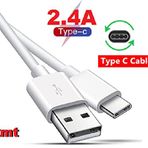 KALİTELİ Xiaomi Mi uyumlu ŞARJ KABLO HIZLI Type C USB TYPE-C KABLO 2.4 AMPER 2 metre