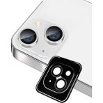 (Kaliteyi Bozmaz) iPhone 13 / 13 Mini Uyumlu Kolay Kurulum Aparatlı Safir Kamera Siyah Lens Koruyucu - SAFİR