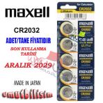 Kaliteyi Uzaklarda Arama Burada Cr2032 3V Lityum Dugme Pil 5Li Paket Cr2032