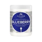 Kallos Cosmetics Blueberry Hair Mask Yabanmersini Özü ve Avakadodu Yağı Içeren Canlandırıcı 1000 ml Saç Bakım Maskesi