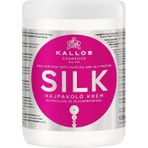 Kallos Cosmetics Silk Hair Mask 1000 ml Kuru Mat ve Cansız Saçlar İçin Zeytinyağlı İpek Proteinli Saç Bakım Maskesi
