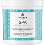 Kallos Cosmetics Spa 500 ml Hindistan Cevizi Yağı, Hyaluronik Asit ve Içeren El ve Ayak Bakım Masaj Kremi