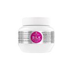 Kallos SILK HAiR MASK Kuru Mat ve Cansız Saçlar için Zeytinyağlı ve ipek Proteinli Saç Bakım Maskesi 275ml