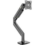 Kaloc DS160 22 "-40" LCD Aluminyum Monitör Tutucu Kol Amortisörlü Vesa Monitör Standı Max 15 kg - Siyah