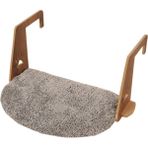 Kalorifer Petek Radyatör Yatağı Geniş Kalın Süngerli Kedi Yatağı 30X50CM (Kolay Montaj Geçmeli Sistem) - Gri