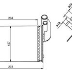 Kalorifer Radyatörü Mgn I Clıo I R19 234x157x42 2 Sıra Al Pl Sistem