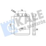 Kalorifer Radyatörü Renault Clio Iv/Captur Heater Core - Kal 355110