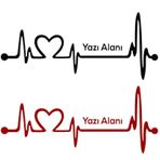 Kalp Atışı Isme Özel Sticker Isim Sticker Oto Sticker Arma