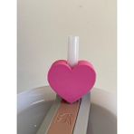 Kalp Model Pipet Süsü – Stanley Termos Uyumlu - Pembe