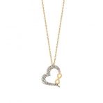 Kalp Sonsuzluk Altın Kolye 14k Gold