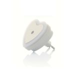 Kalp Tip Otomatik Gece Yanıp Gündüz Sönen Işık Sensörlü Ledli Gece LambasıOtomatik Sensörlü, 4 LED, İç Mekan Kullanımı, 5x5 cm (Beyaz)