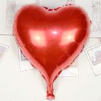 Kalp Uçan Kırmızı 80 cm Folyo Balon
