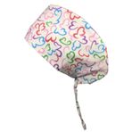 Kalpler Desenli Doktor Hemşire Aşçı Cerrahi Bone Hastane Bone Bandana M010