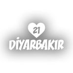 Kalpli 21 Diyarbakır Araba Sticker 17X17 Cm Beyaz