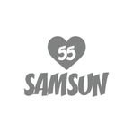 Kalpli 55 Samsun Araba Sticker 17X17 Cm Gri