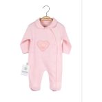 Kalpli Ayıcık Patikli Tulum Pembe - 3 - 6 Ay