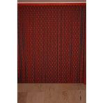KALPLİ MODEL KIRMIZI RENK İP PERDE HAZIR İP PERDE 300*270